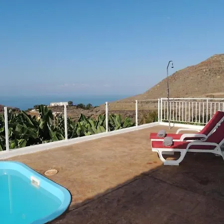 2 Bedrooms House With Sea View Shared Pool And Furnished Terrace At Santiago Del Teide 3 Km Away From The Beach *