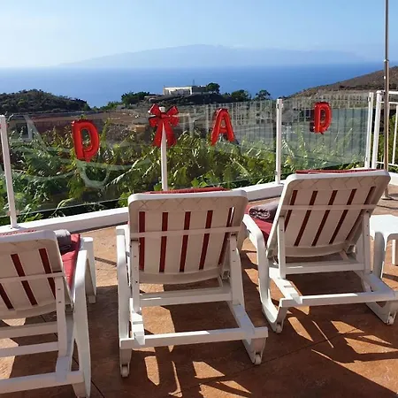 別荘 2 Bedrooms House With Sea View Shared Pool And Furnished Terrace At Santiago Del Teide 3 Km Away From The Beach *
